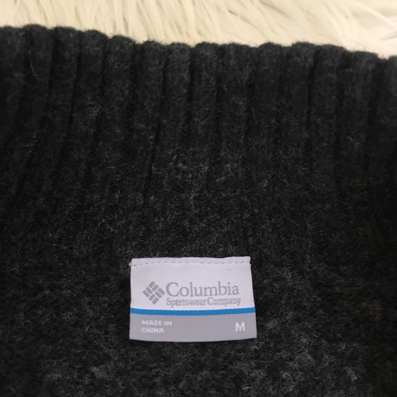 🖤SOLD❤️Columbia Mens Wool Blend 1/2 Zip  Sweater - Picture 3 of 6
